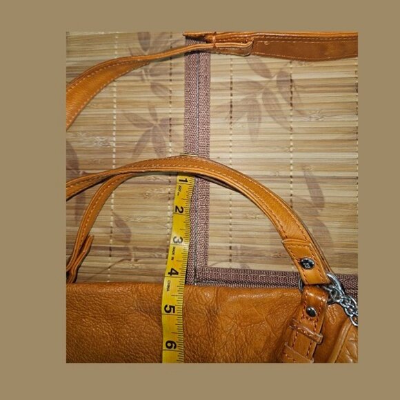 Shoulder/Crossbody/Handbag/Satchel/leather/vibrant color/bohemian - Picture 5 of 11